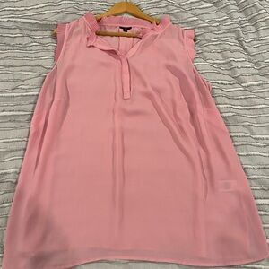 Talbots light pink sleeveless top